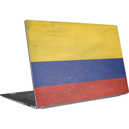 Colombia Flag Distressed Dell XPS Skin